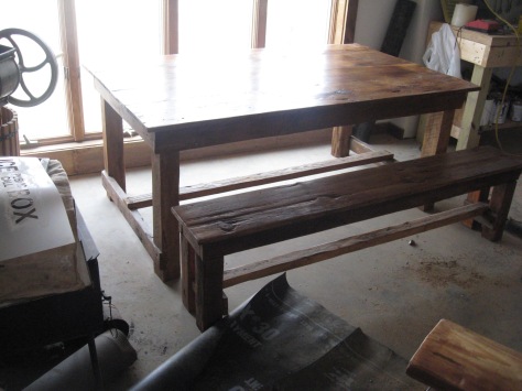 Harvest Table Bench Plans